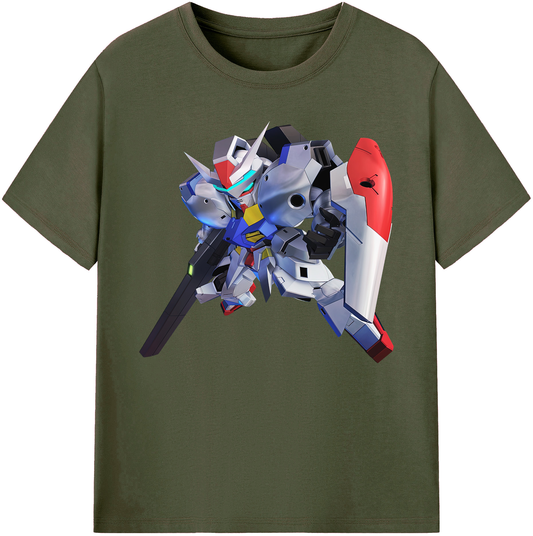 （画像用） 機動戦士ガンダム Mobile Suit Gundam 綿100％ メンズ半袖Tシャツ｜肌触りやわらか＆通気性